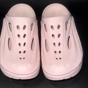 Hoka Pink Slip-On Loafers with Textured‎ Sole